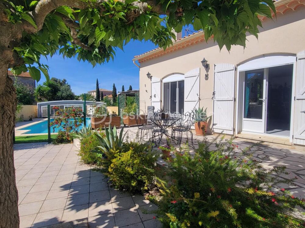 En exclusivité - Belle villa Languedocienne de 135 m² en plain pied sur 1000 m² de terrain à Poilhes 34310