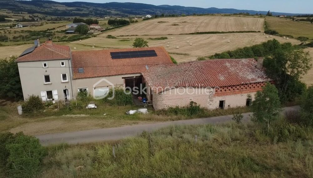 CORPS DE FERME + 4,7 HA  GROS POTENTIEL  PRIX EN BAISSE  Vue exceptionnelle  Proximité Roanne
