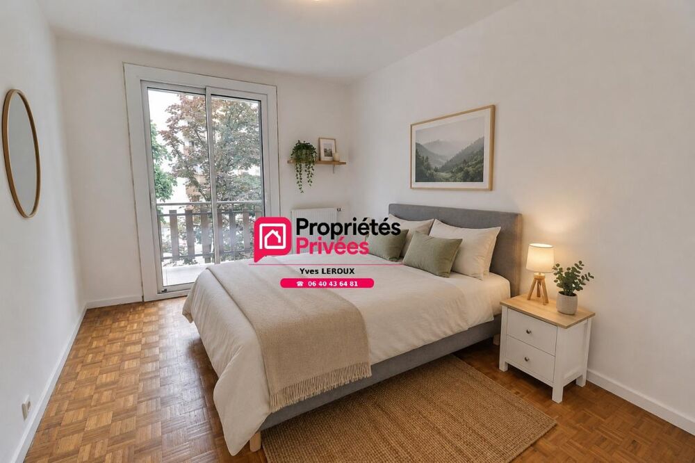 Appartement Type 3 , 72m² carrez, traversant avec Balcon sud/Est