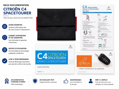 C4 Spacetourer 1&deg; Main / 130cv Pack Busines 5 Places Rad/t&eacute;l/R&eacute;gul/JA 2020 occasion 60430 Abbecourt