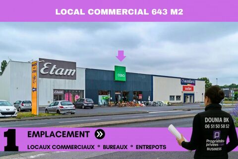 SAINT MAXIMIN - LOCAL COMMERCIAL 643 m², EMPLACEMENT PREMIUM 6786 60740 Saint maximin