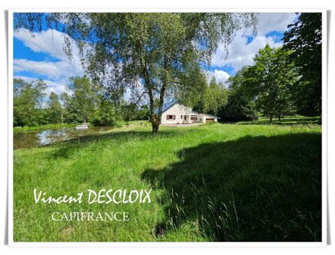   Dpt Nièvre (58), à vendre MONTSAUCHE LES SETTONS maison P5 propriété avec étang Maison - 5 pièce(s) - 133 m²