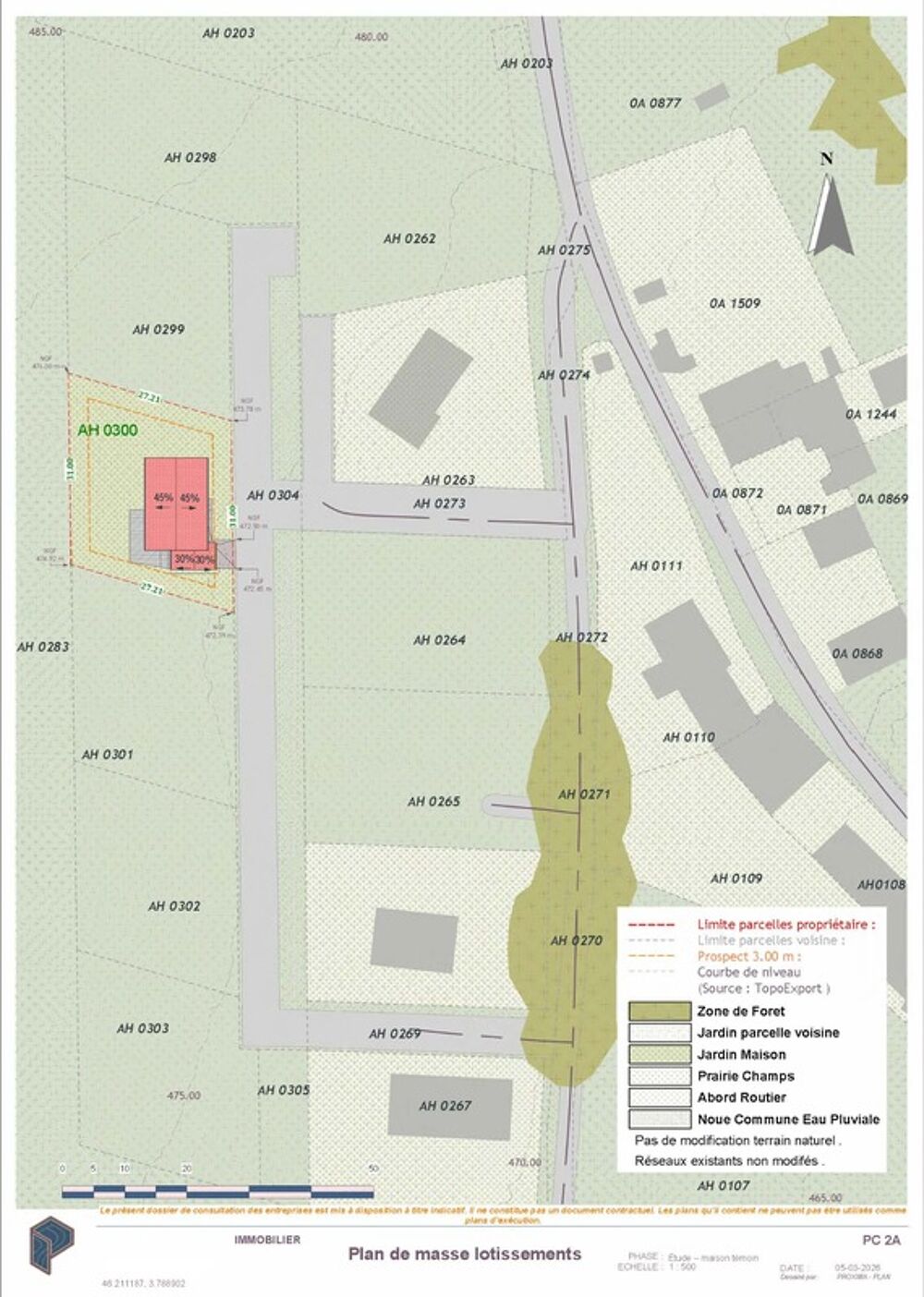Vente Terrain Terrain constructible et viabilisé de 806 m² à SAINT MARTIN D'ESTREAUX (42) Saint martin d estreaux
