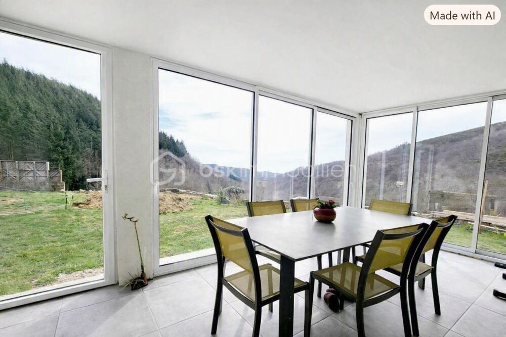 Maison 116 m²  Vue imprenable sur les montagnes  Terrain 1268 m²