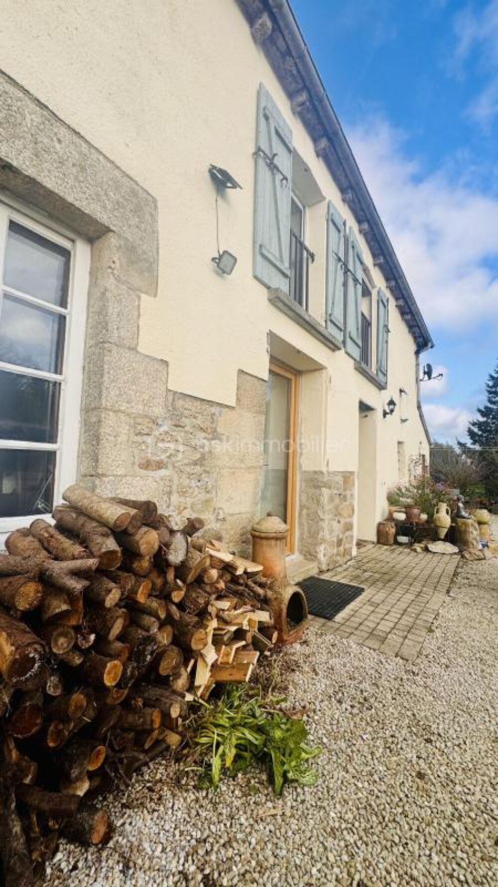Maison de charme + gîte indépendant  222 m²  5000 m² plein sud  Caulnes