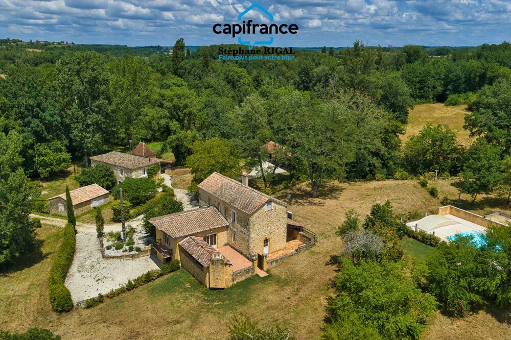 Vente Propriété/Château Propriete à vendre 6 pièces PAULHIAC (47) propriété de 265m2 comprenant maison, moulin et dépendances Paulhiac