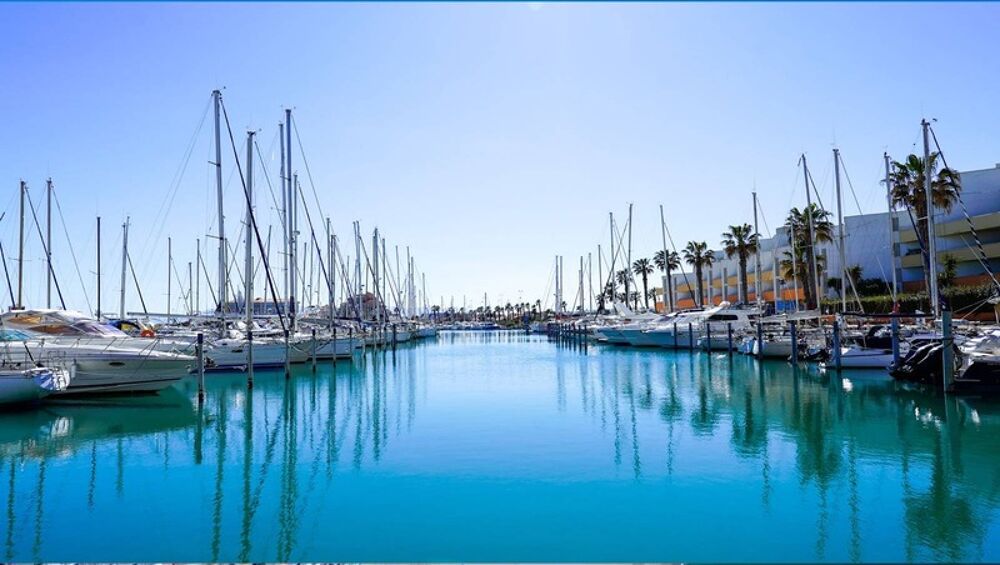 Appartement à vendre, 3 pièces, 52m², le Barcarès (66), vue port, exposition Sud/Est