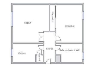  Appartement à vendre 2 pièces 43 m²