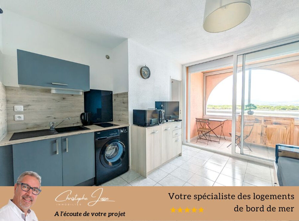 Appartement 4 couchages avec parking vue lac marin