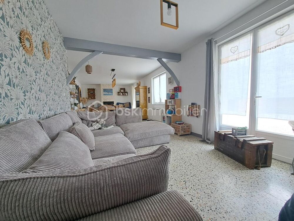 PAVILLON DE 5 CHAMBNRES AVEC TOUT CONFORT DE PLAIN PIED + UNE MAISON ATTENANTE A 5 MINUTES DU CENTRE VILLE DU CROTOY