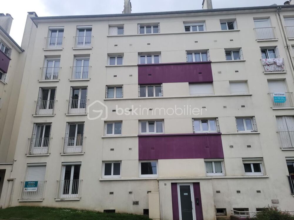 Appartement T4 lumineux avec balcons, cave et grenier  Saint-Brieuc