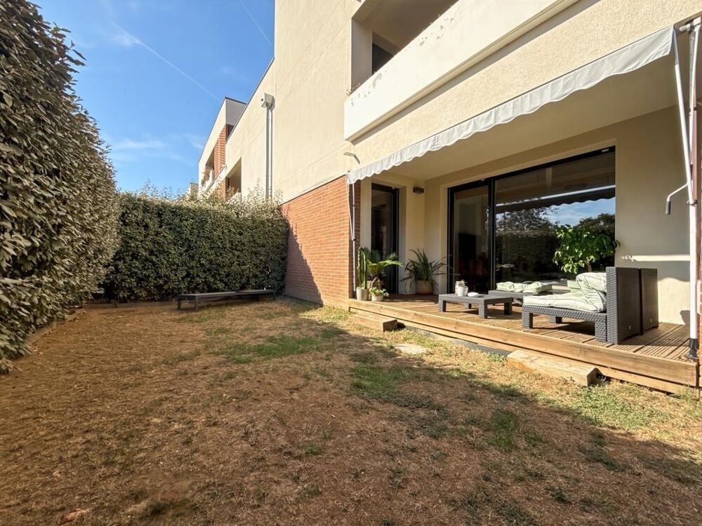 Vente Appartement Toulouse La Ramée – T3 récent d'exception avec double terrasse, jardin sans vis-à-vis et calme absolu Toulouse