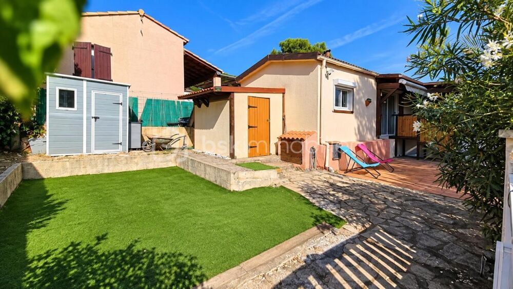 Vente Maison LE CASTELLET – HABITATION RÉAMÉNAGÉE, TERRASSE COUVERTE, EXTÉRIEURS ET 4 STATIONNEMENTS Le castellet