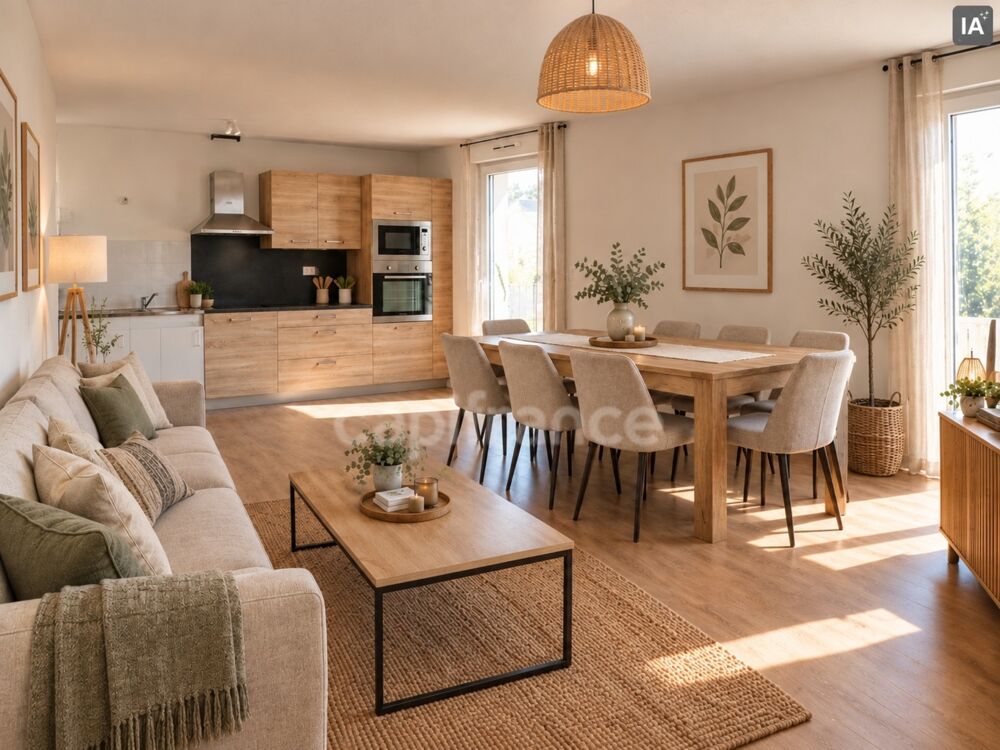 Vente Appartement Joué-lès-Tours (Indre-et-Loire), à vendre APPARTEMENT 3 pièces de 65 m² Joue les tours