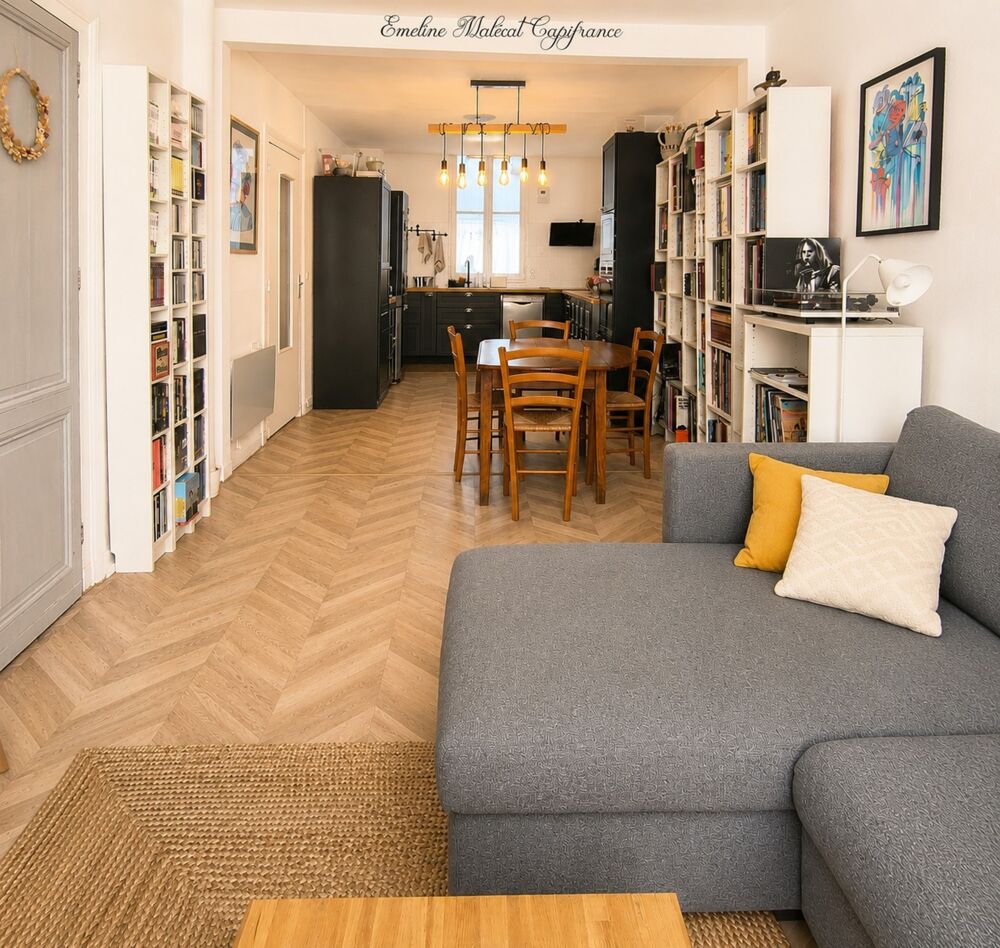 Vente Appartement Bordeaux Bacalan - Appartement avec cour, bureau indépendant et faibles charges Bordeaux