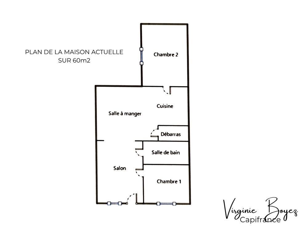 Vente Maison Maison à réhabiliter à vendre 3 pièces HAMES BOUCRES (62) Hames boucres