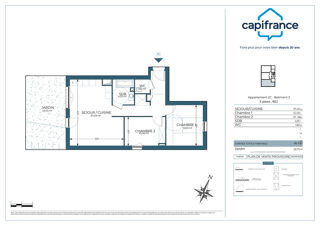  Appartement  vendre 3 pices 68 m