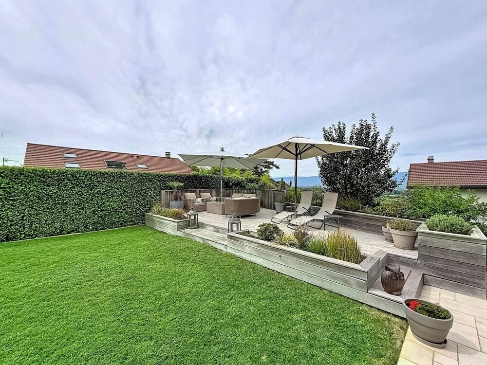 Maison familiale T5 de 190 m² avec jardin arboré, vue Salève & Jura COLLONGES SOUS SALEVE (74)