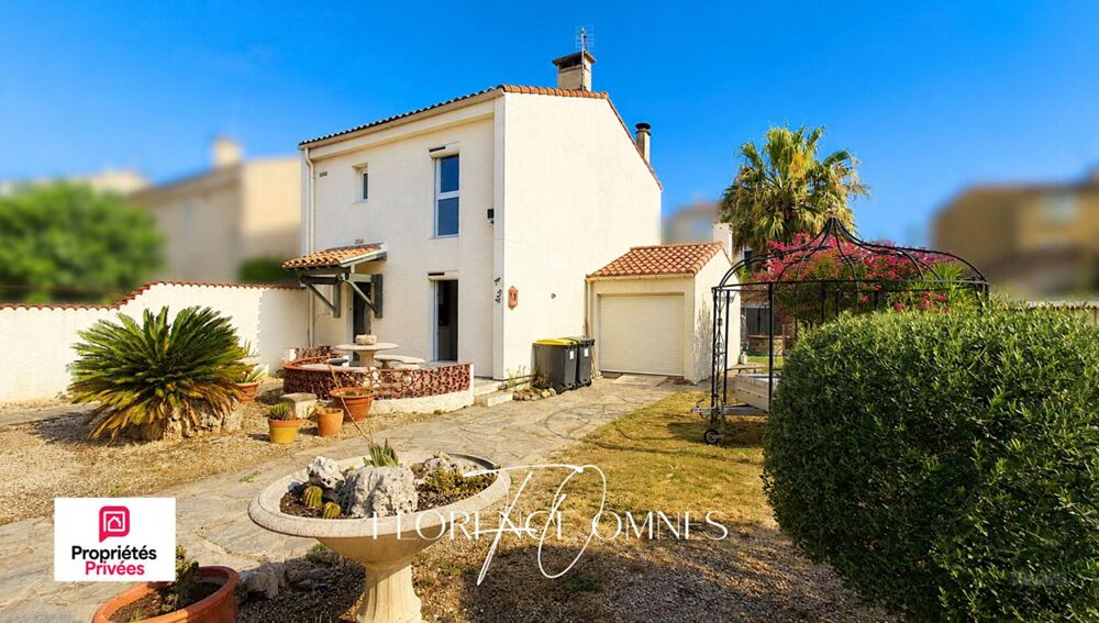 Trèbes - Maison 3 chambres avec garage, piscine et jardin - 84 m2
