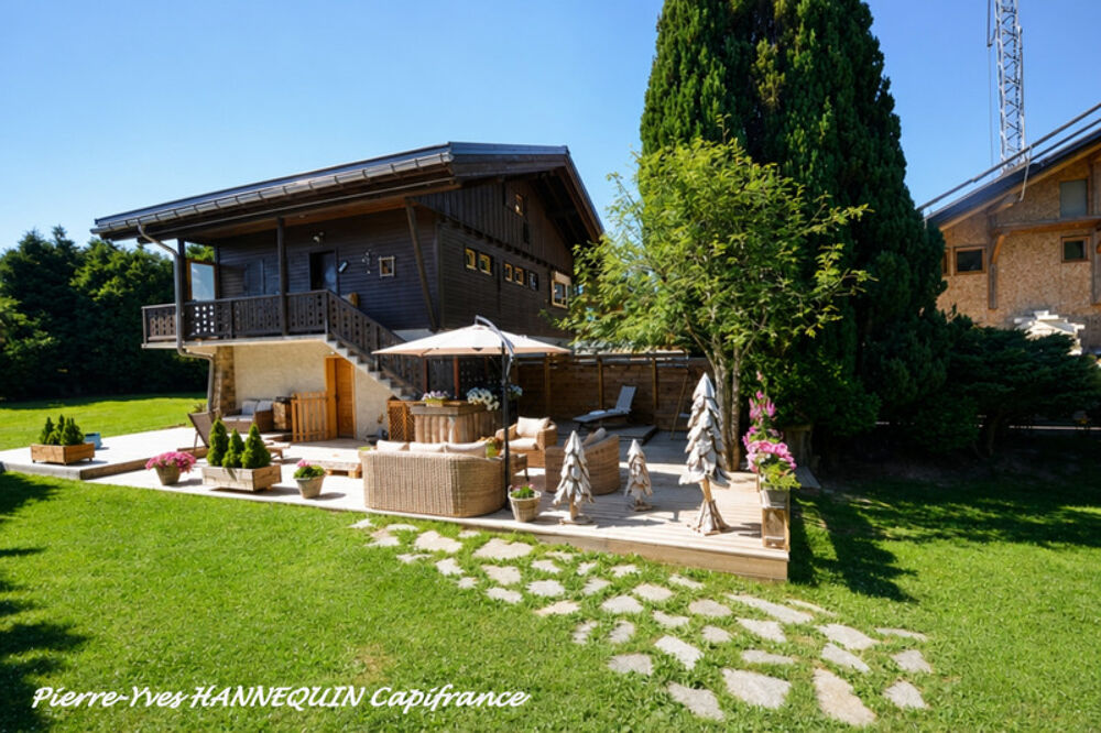 Chalet exceptionnel avec vue panoramique sur le Mont Blanc 157m2 au sol