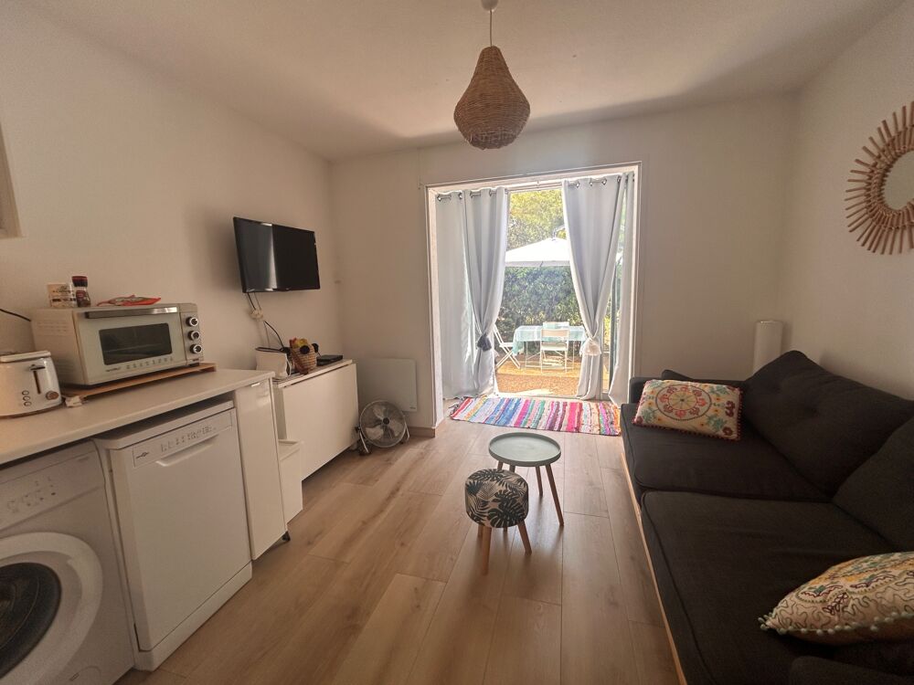 Vente Appartement Appartement à vendre 1 pièces SETE (34) Studio cabine parfait état rez de jardin parking Sete