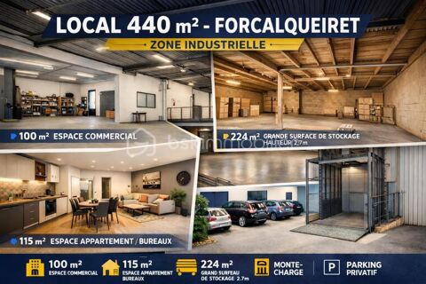 ? LOCAL COMMERCIAL / PROFESSIONNEL � 440 m&sup2; 630000 83136 Forcalqueiret