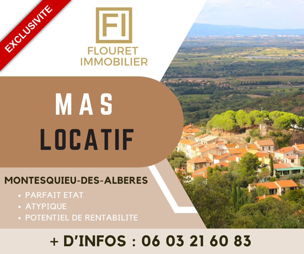 Vente Immeuble Propriété de caractère à usages multiples - 5 chambres, 2 bureaux, piscine, fort potentiel d'accueil Argeles sur mer