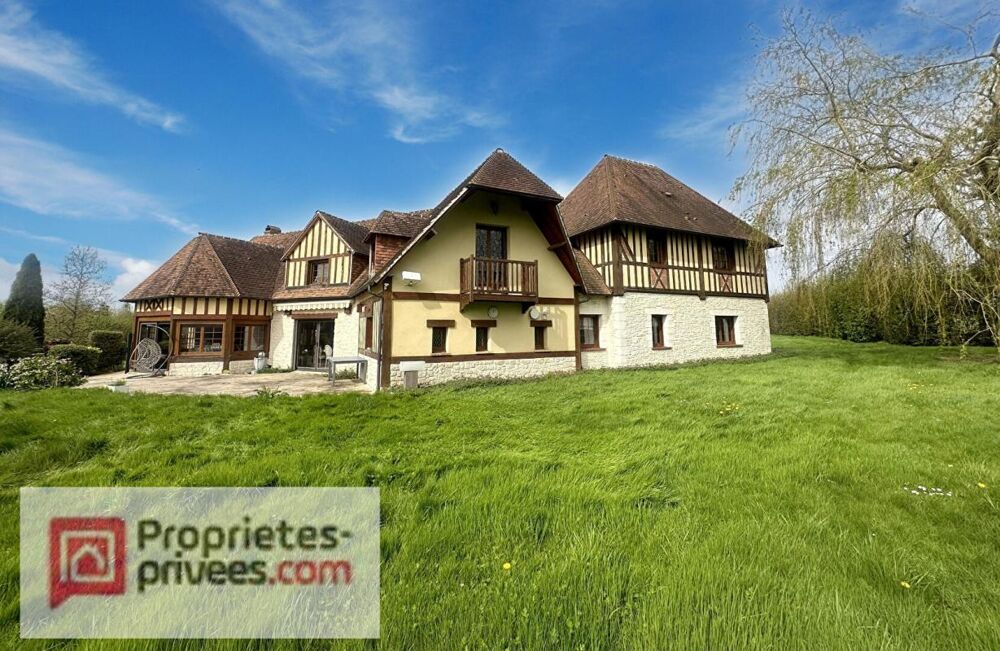 Maison normande avec annexe & piscine- 5 000 m² de jardin, Entre Lisieux et Pont-l'Évêque