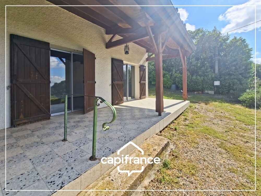 Maison plain-pied avec vue campagne à 10 min de Golfech, 3 chambres, garage, jardin