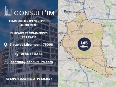 Bureaux récents, fonctionnels situés au pied du métro l.8 2679 94000 Creteil