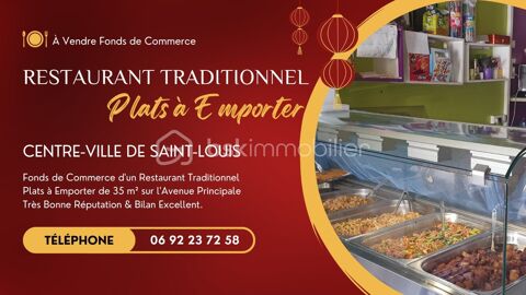 Vente Fonds de Commerce Restaurant de 35 m² Saint-Louis 65000 97450 Saint louis