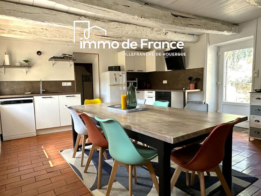 Vente Maison Villefranche de Rouergue, maison en pierre 2 chambres 69 m2 Villefranche de rouergue