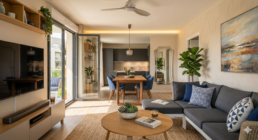 Vente Appartement - T4  avec BALCON et PARKING, PROCHE TRANSPORTS - Saint denis