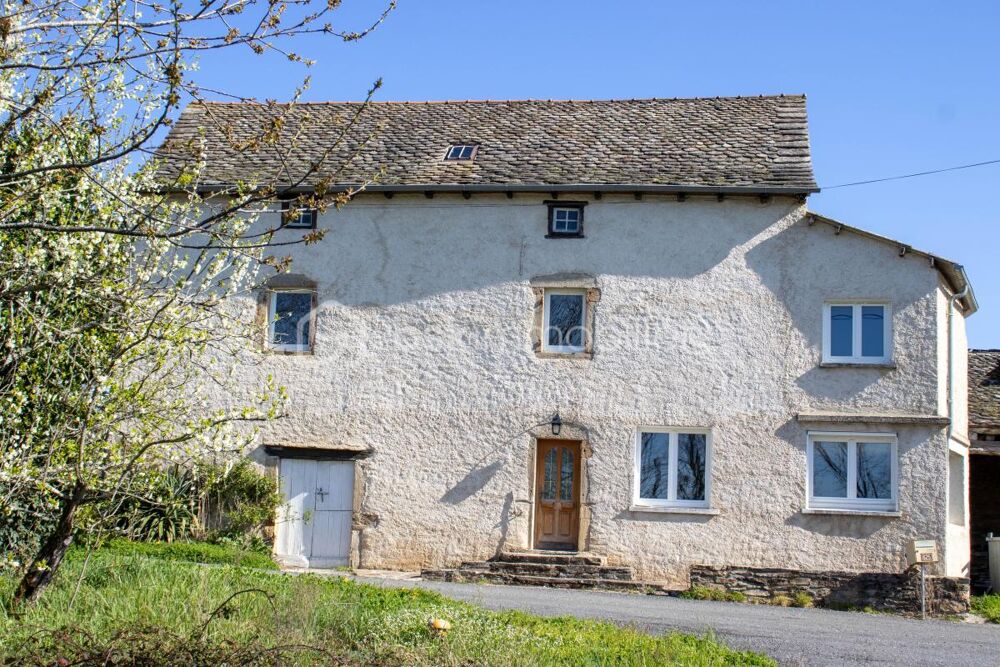 Maison en pierre de 100 m², 4 chambres, atelier et terrasse couverte