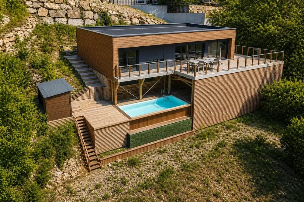 Magnifique Maison Contemporaine en Bois - 106,17 m²