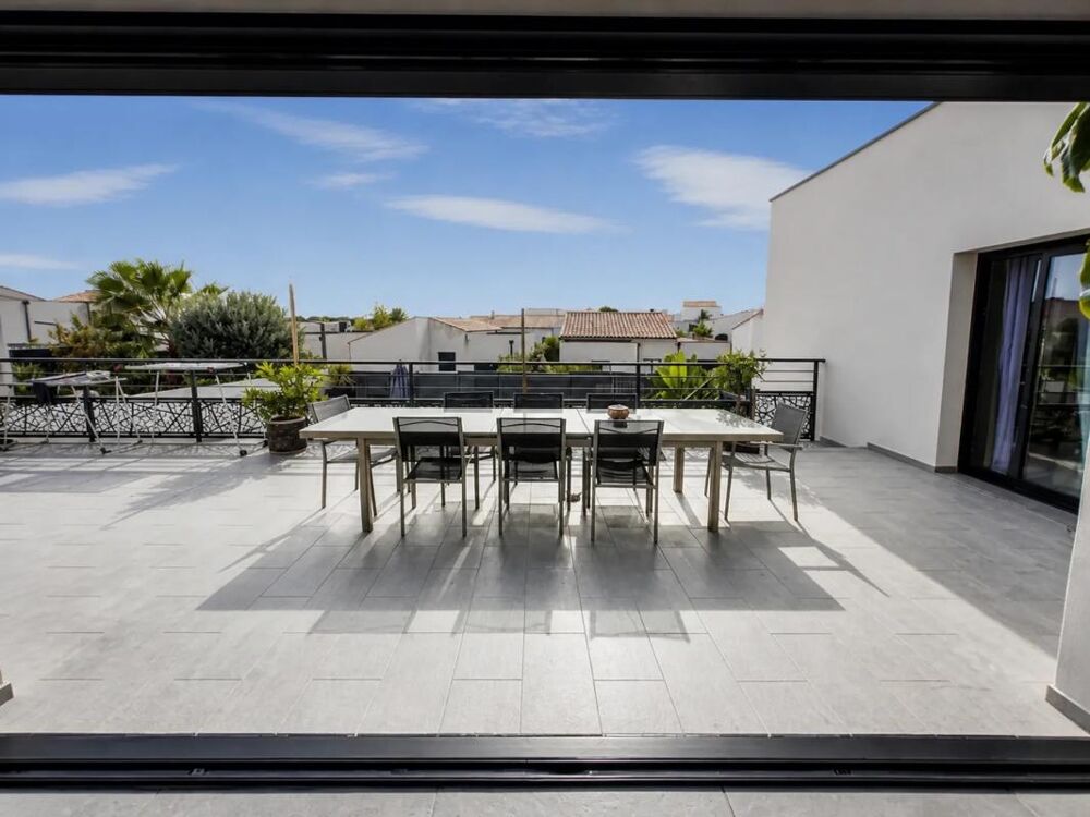 Vente Maison SÉRIGNAN – VILLA CONTEMPORAINE 160 M² – 5 CHAMBRES – PISCINE – À 800 M DE LA PLAGE Serignan