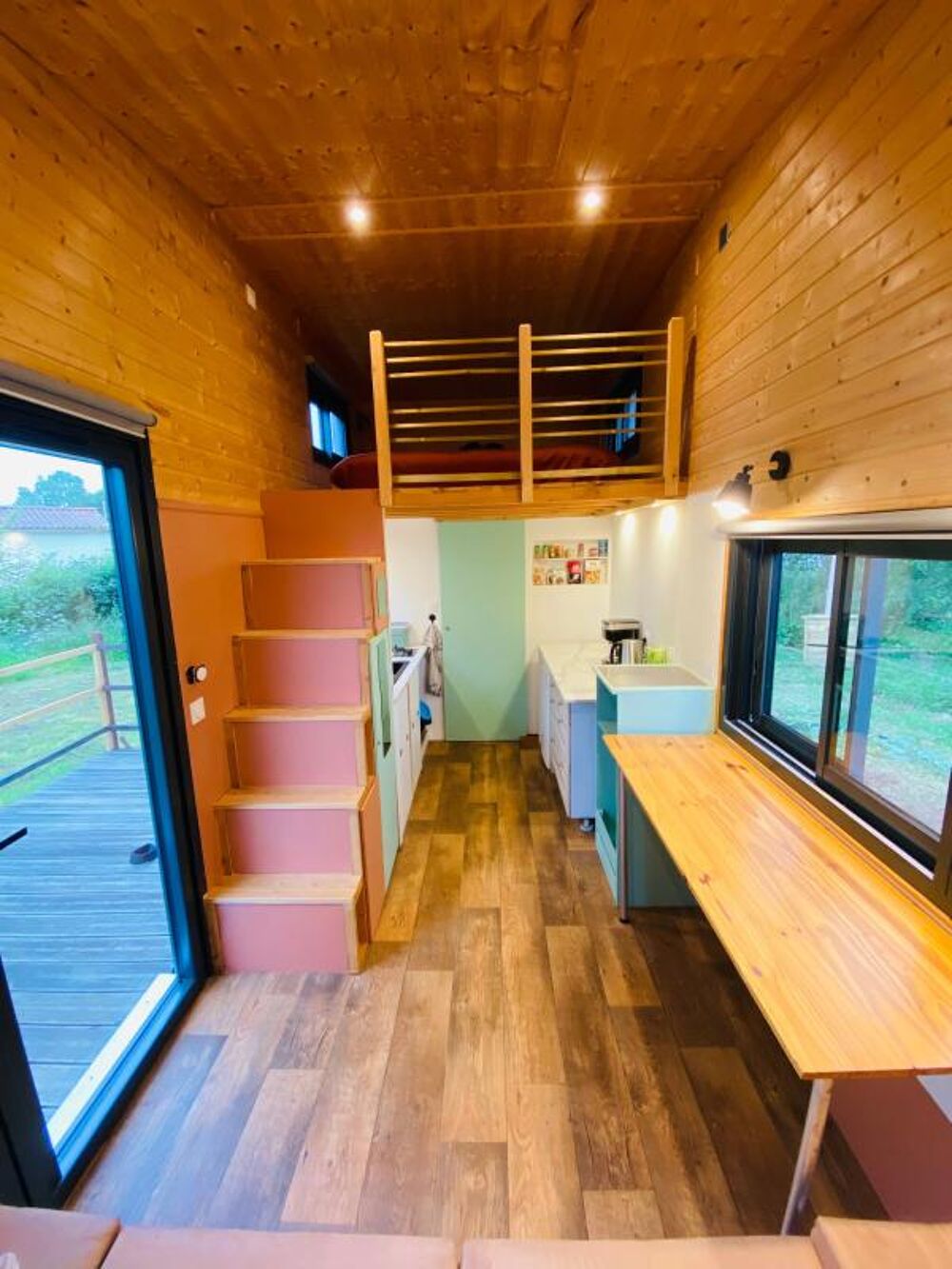 LAIROUX (85400) RARISSIME 20 MIN DES PLAGES ADORABLE TINY HOUSE 4 COUCHAGES SUR 516 M² VIABILISES CLOS