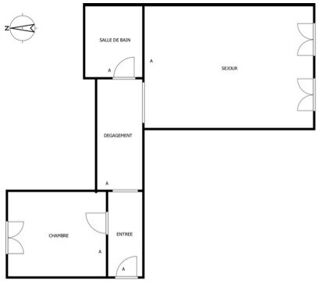  Appartement à vendre 2 pièces 54 m²