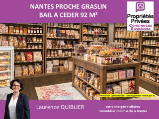   44000 NANTES - BAIL A CEDER 92 M² QUARTIER RACINE Nantes