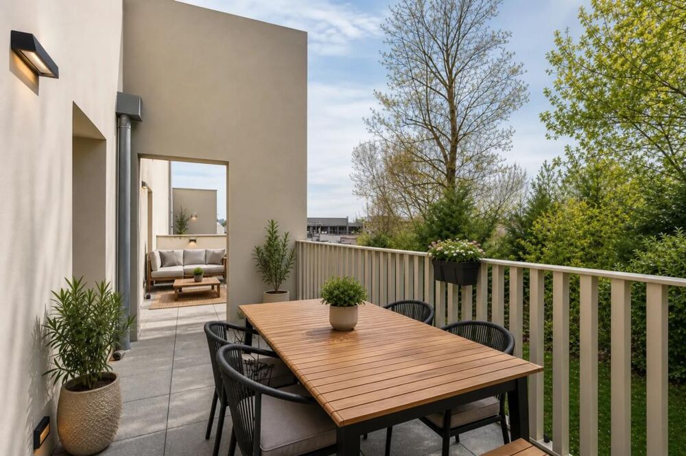 Duplex moderne avec terrasses, stationnement Craponne centre