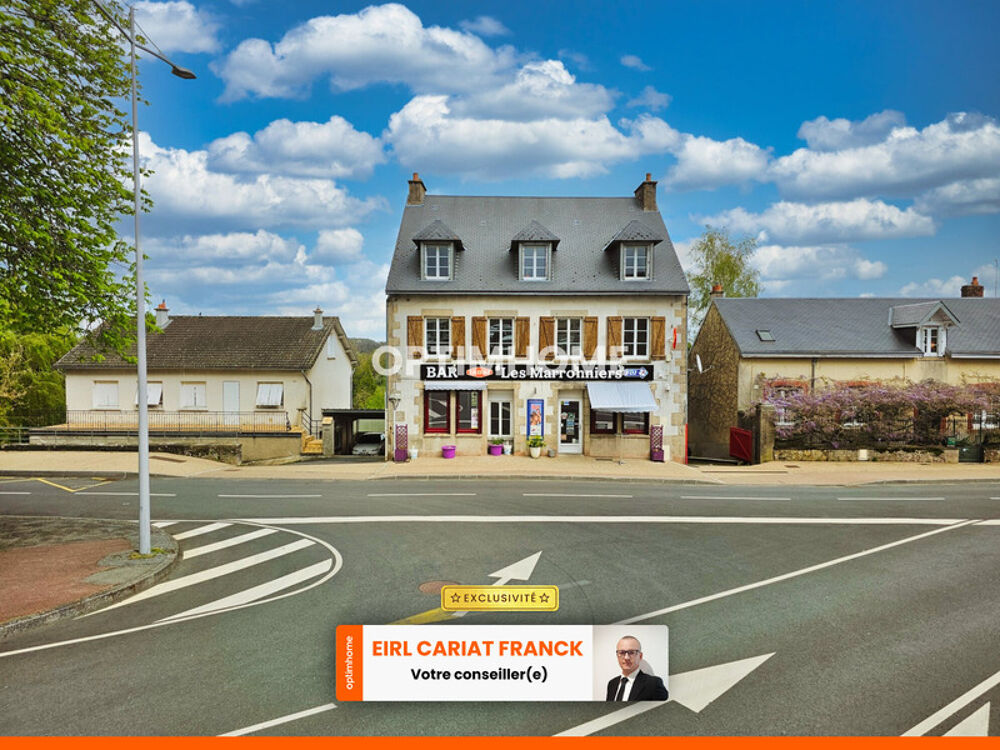 Vente Immeuble DEUX APPARTEMENTS SUR 154 M ET COMMERCE DE 100 M, L'ENSEMBLE SUR 574 M DE TERRAIN CLOS La souterraine