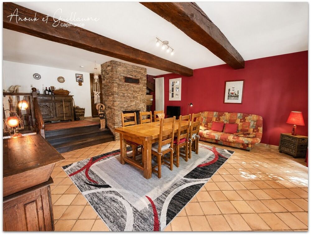 Exclusivité - Villa familiale 171.77 m² habitable environ 6 pièces avec piscine, jardin paysager, garage et carport  Roujan (34