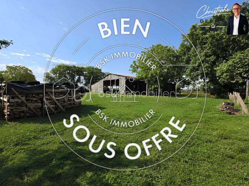HANGAR DE 350 m²  TERRAIN DE 2 973 m²  ZONE AGRICOLE  FORT POTENTIEL