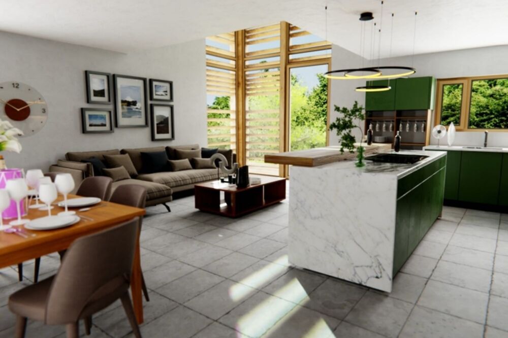 Maison contemporaine 124,5 m²  5 pièces  Sannois 95110 (Quartier Pasteur)
