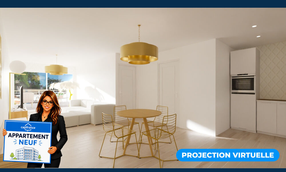 Appartement neuf T2 avec grande terrasse à Villerupt
