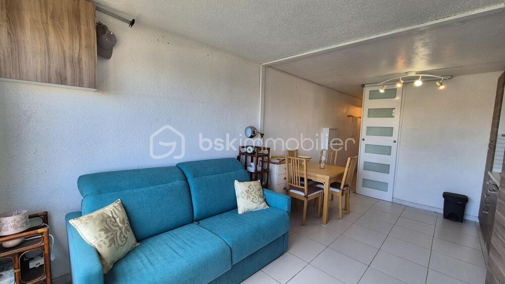 A VENDRE APPARTEMENT STUDIO CABINE DE 26M² A SAINT CYPRIEN PLAGE - LES CAPELLANS - PARKING PRIVE - PISCINE - PROCHE DE LA PLAGE