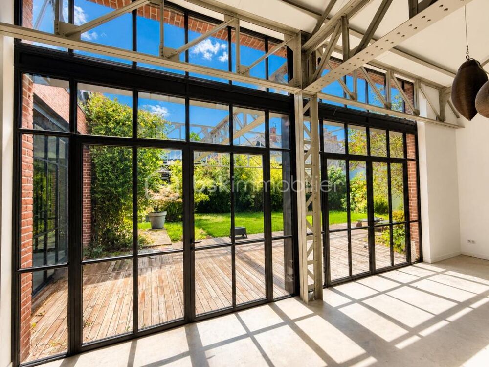 Vente Maison AUX PORTES D'HENRIVILLE – LOFT D'EXCEPTION 400 M² + JARDIN + 3 STUDIOS LOUÉS Amiens