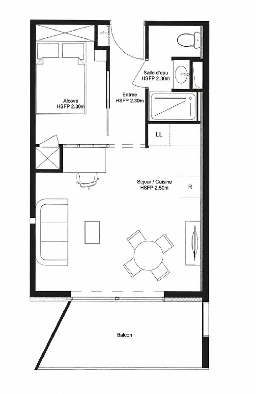 Location Appartement T1 avec balcon à CANNES Cannes