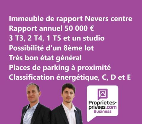 NEVERS CENTRE - IMMEUBLE DE RAPPORT 600 M2 468000 58000 Nevers