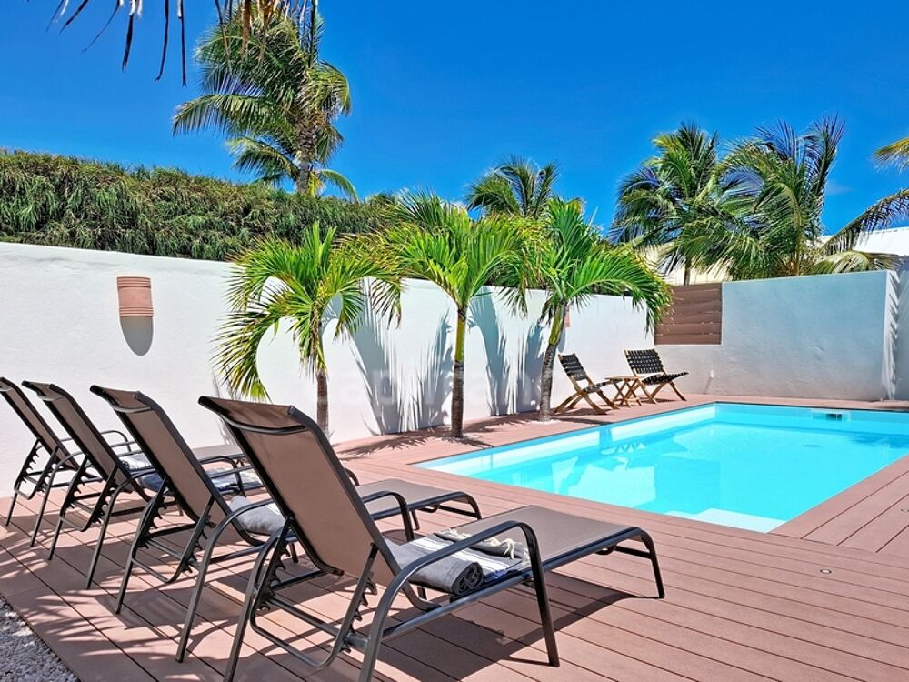 SUPERBE VILLA À VENDRE 3 CHAMBRES SUR OYSTER POND, SAINT-MARTIN (97150)